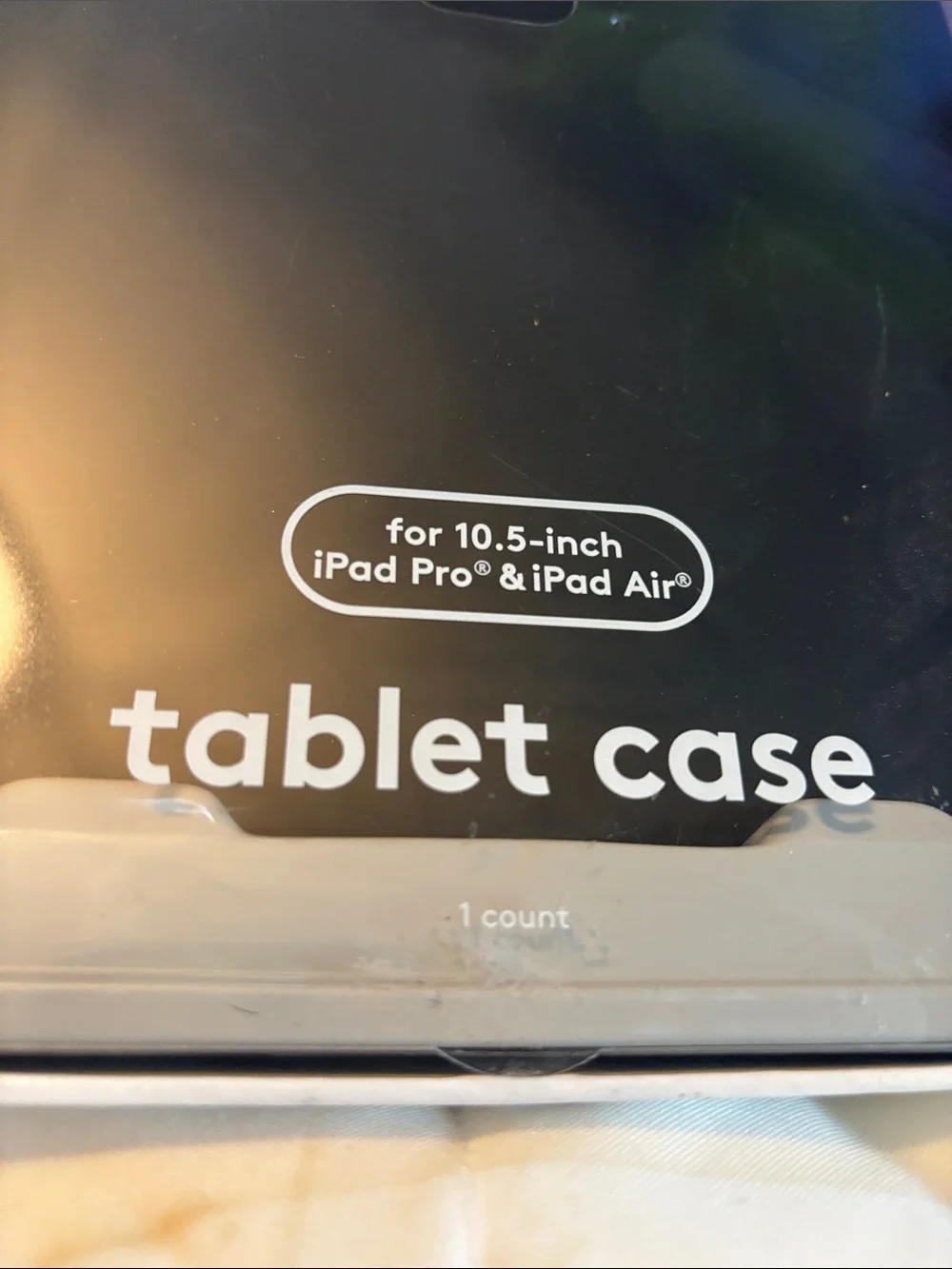 heyday Black soft touch Tablet Case for 10.5-inch iPad Pro & iPad Air New in box